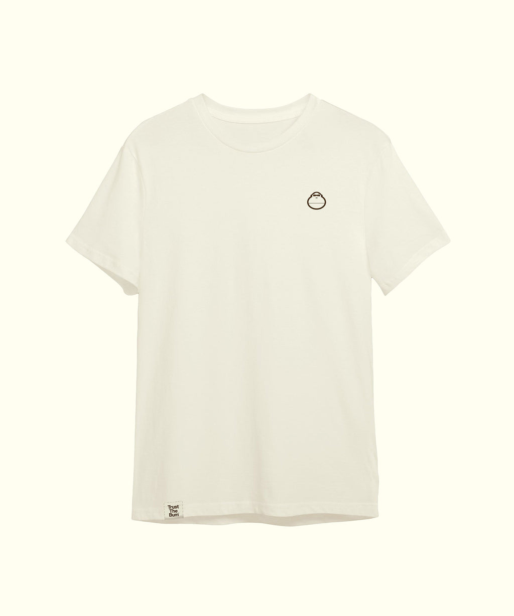 Plain Tee - White - White, Small