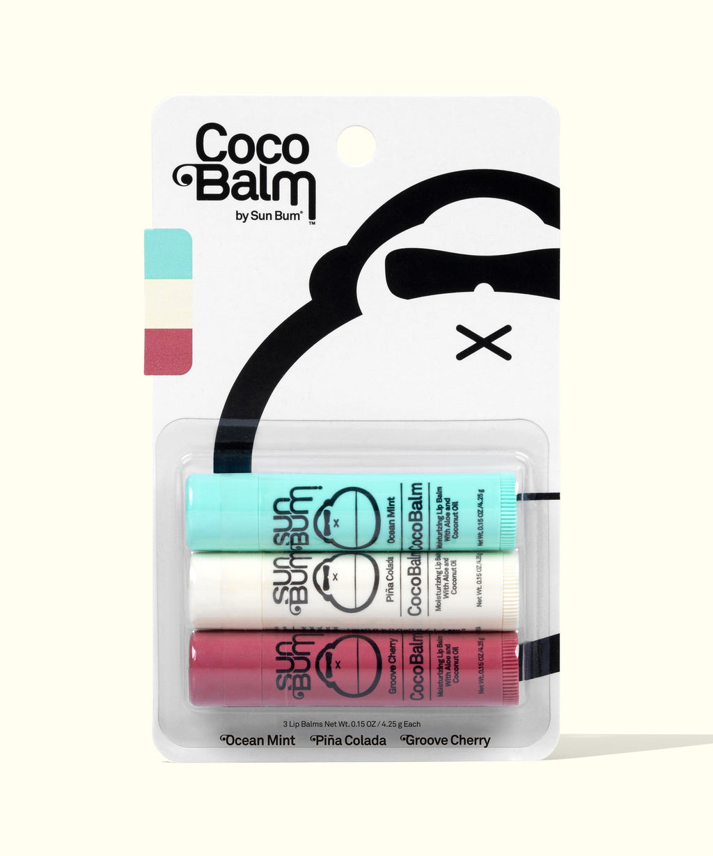 CocoBalm Lip Balm 3-Pack - 3-Pack, Moisturizing